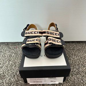 Toddler Gucci Sandals Size 20 also 4/5 US